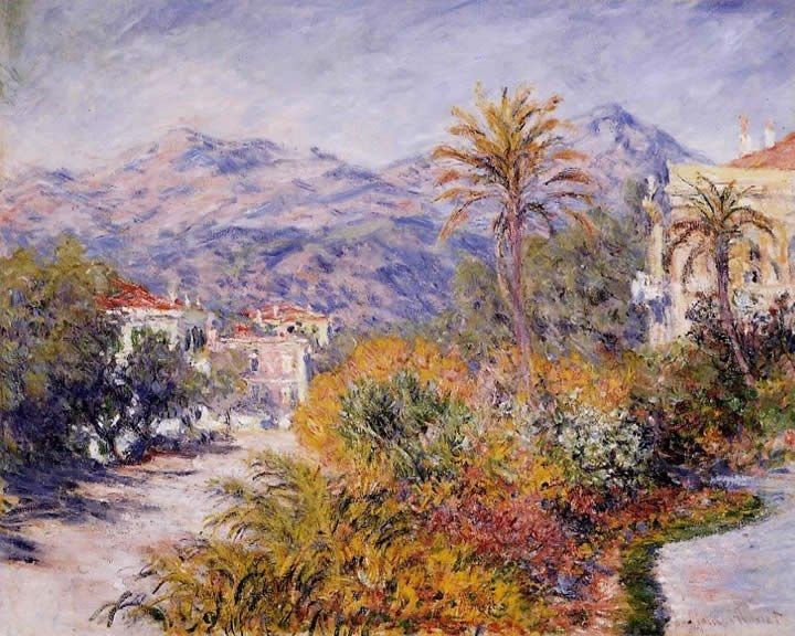 Claude Monet Strada Romana in Bordighera